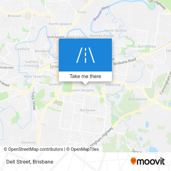 Dell Street map
