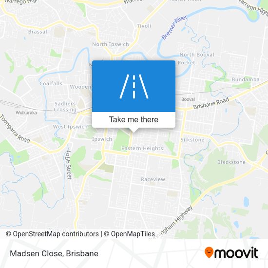 Madsen Close map
