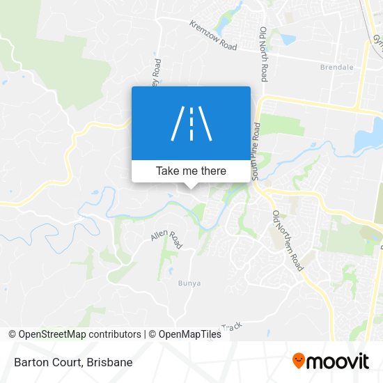 Barton Court map