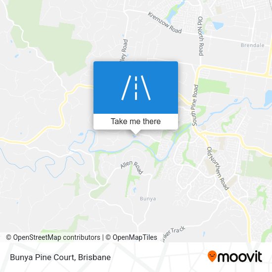 Bunya Pine Court map