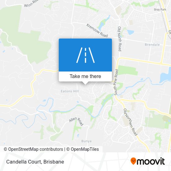 Candella Court map