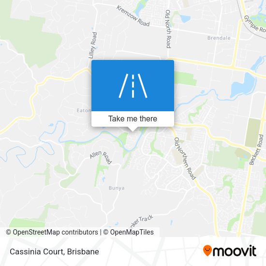 Cassinia Court map