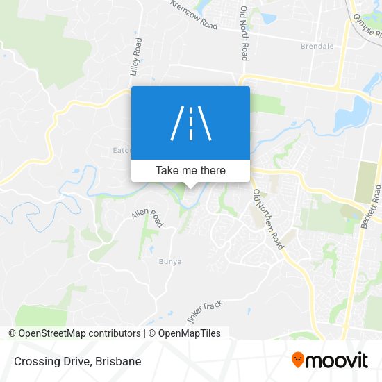 Crossing Drive map