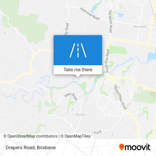 Drapers Road map
