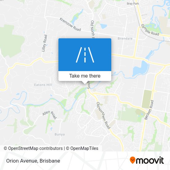 Orion Avenue map