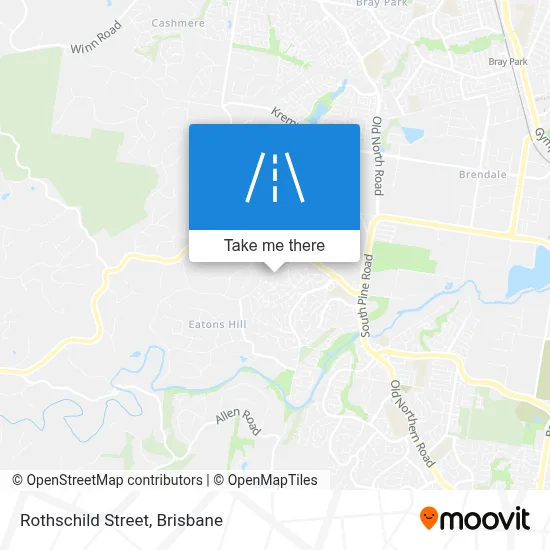 Mapa Rothschild Street