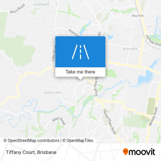 Tiffany Court map