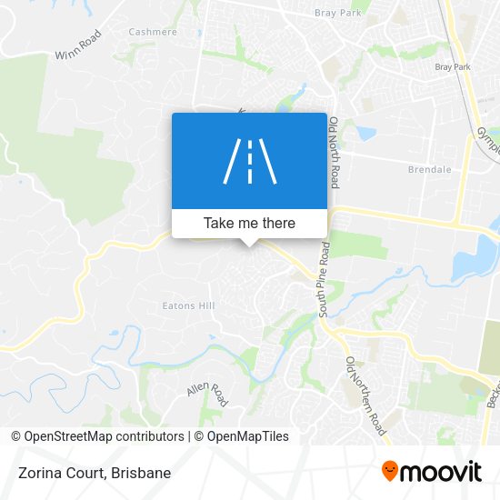 Zorina Court map