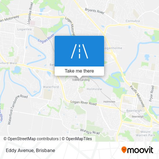 Eddy Avenue map