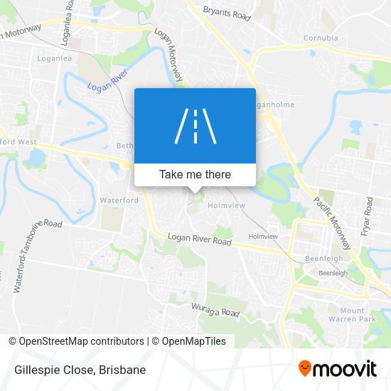Gillespie Close map