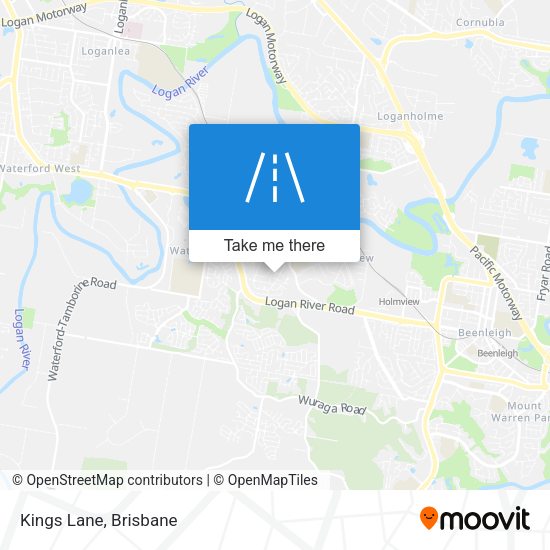 Kings Lane map