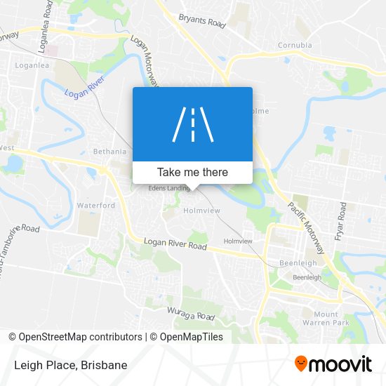 Leigh Place map