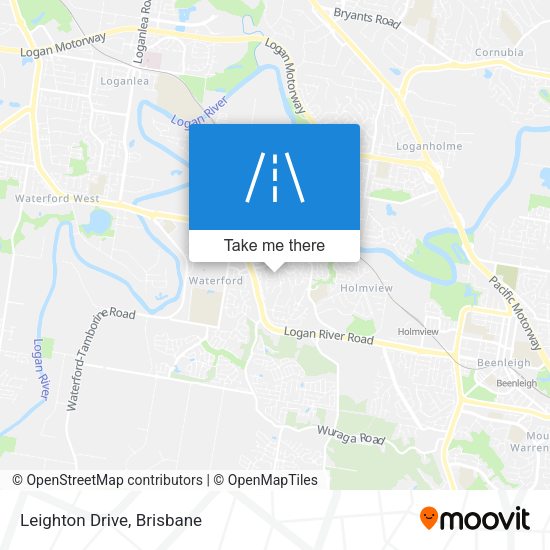 Leighton Drive map