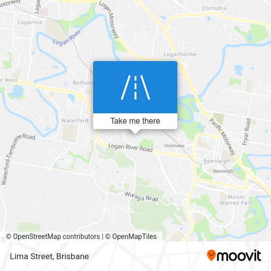 Lima Street map
