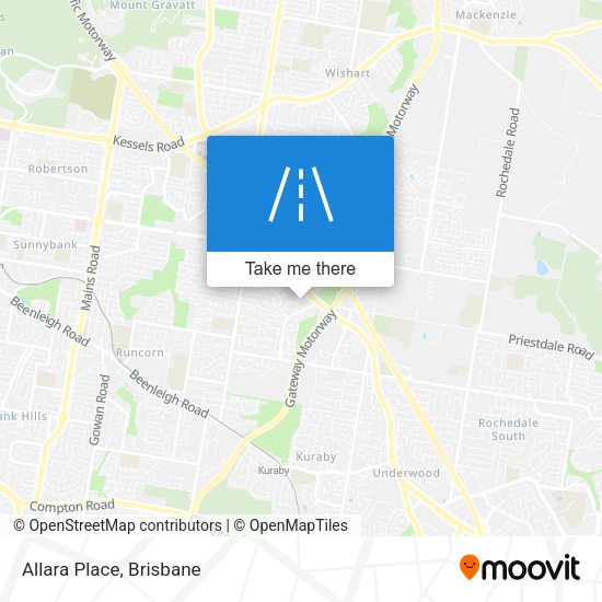 Allara Place map
