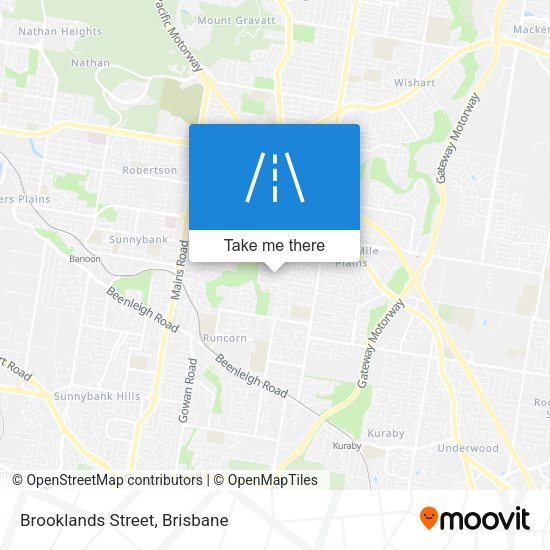 Brooklands Street map