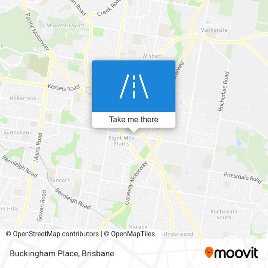 Buckingham Place map