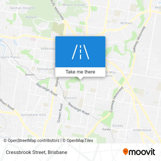 Cressbrook Street map