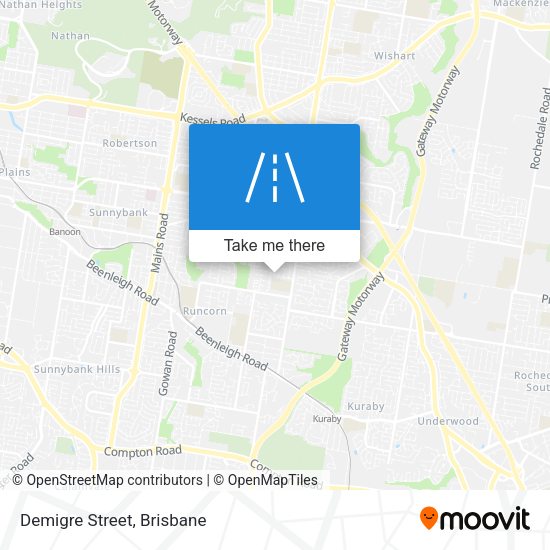 Demigre Street map