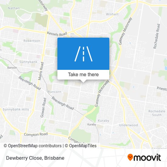 Dewberry Close map