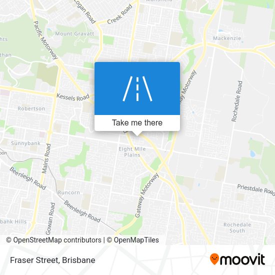 Fraser Street map