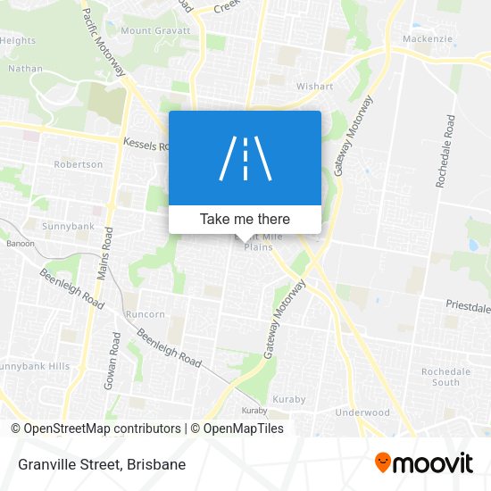 Granville Street map