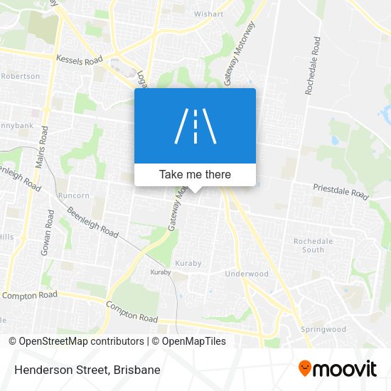 Henderson Street map