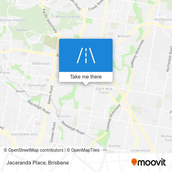 Jacaranda Place map