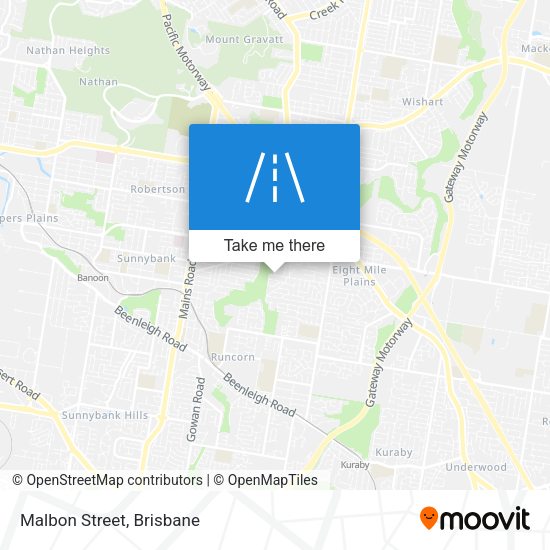 Malbon Street map