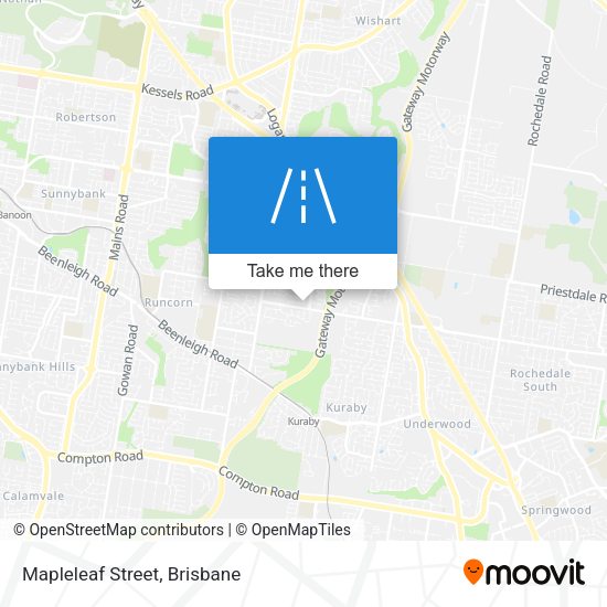 Mapleleaf Street map