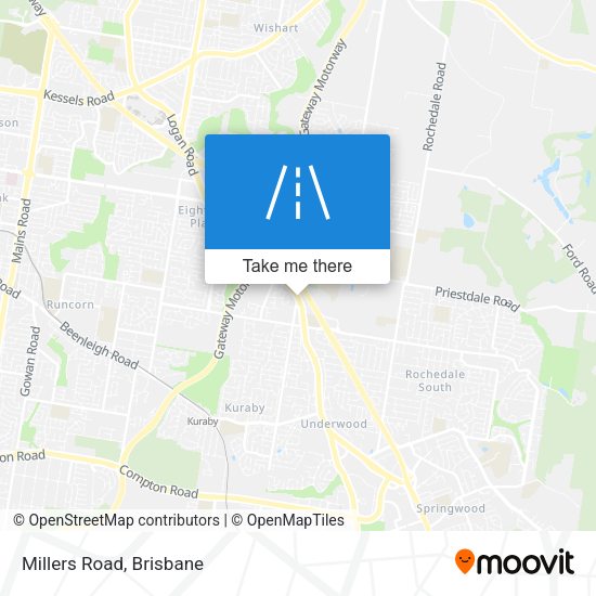 Millers Road map