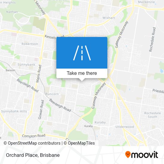 Orchard Place map