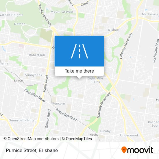 Pumice Street map
