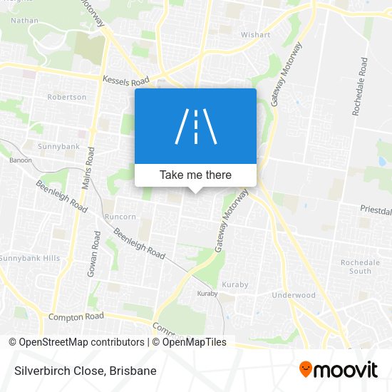 Silverbirch Close map