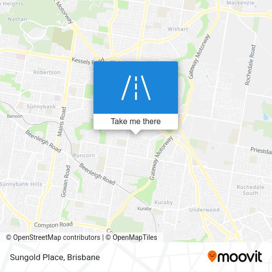 Sungold Place map