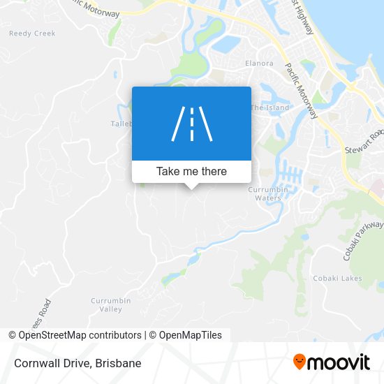 Cornwall Drive map