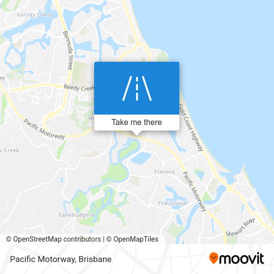 Pacific Motorway map