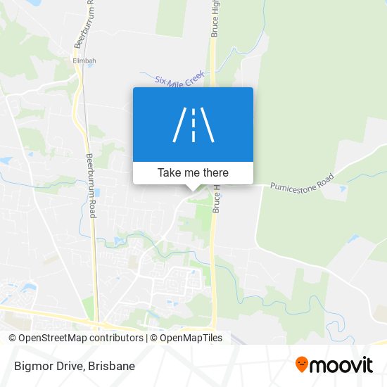 Bigmor Drive map