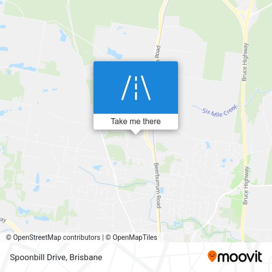 Spoonbill Drive map