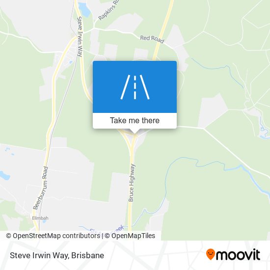 Steve Irwin Way map