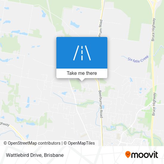 Wattlebird Drive map