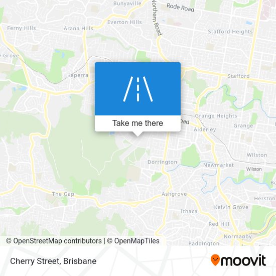 Cherry Street map