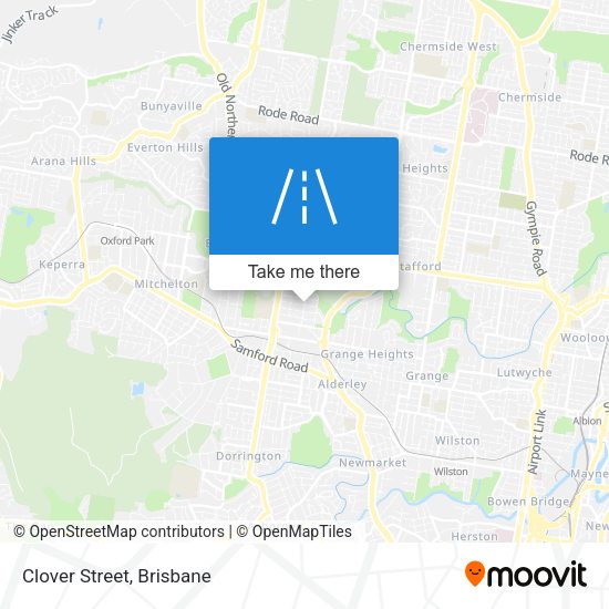Clover Street map