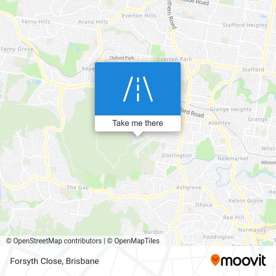 Forsyth Close map
