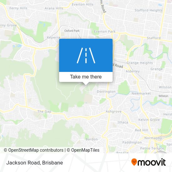 Jackson Road map