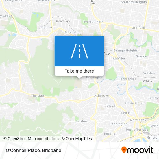 O'Connell Place map