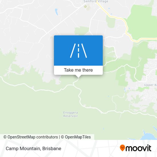 Camp Mountain map
