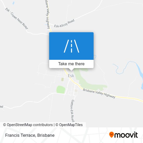 Francis Terrace map