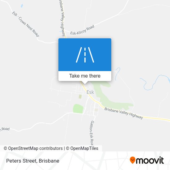 Peters Street map