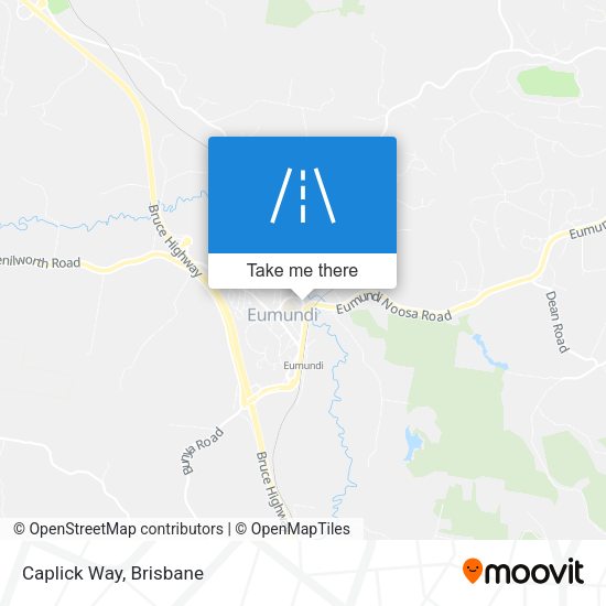 Caplick Way map